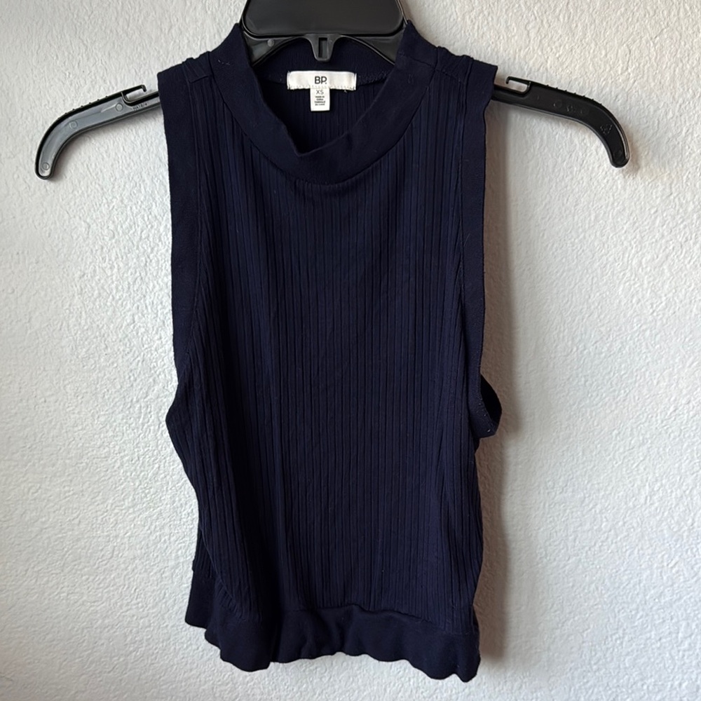 BP Navy Sleeveless Top